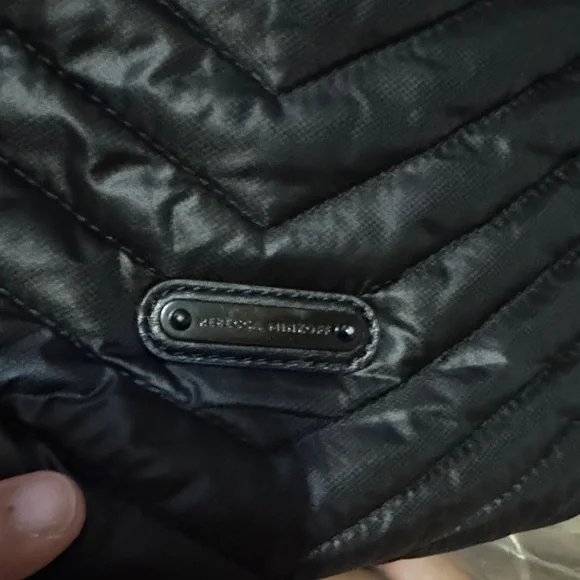 Rebecca Minkoff Black Quilted Shoulder Bag - Picture 3 of 5